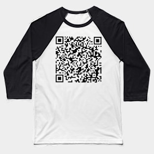 Funny Trump Dance QR Code Baseball T-Shirt